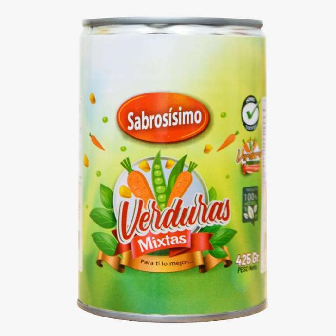 Verduras mixtas Sabrosísimo (estilo Macedonia) 425gr