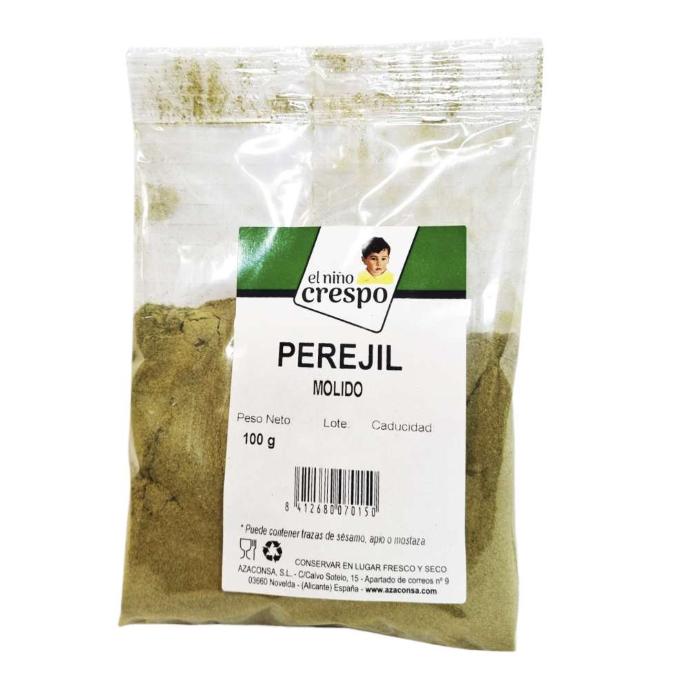 Perejil molido Niño Crespo bolsa 100G