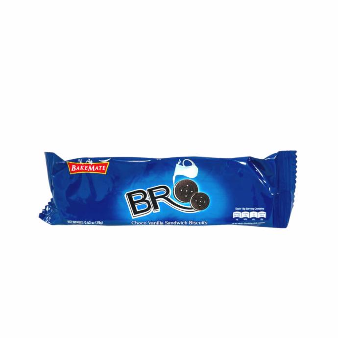 Galleta de Choco Vainilla Bro BakeMate 18g