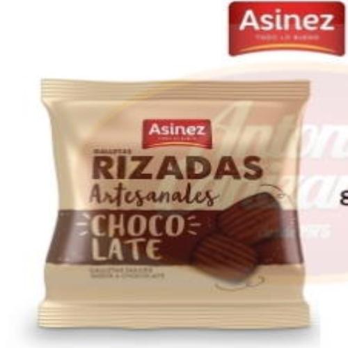 Galletas Rizadas artesanales de chocolate Asinez 180g