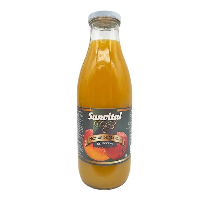 Néctar de Mango Sunvital Envase Vidrio 1Lt