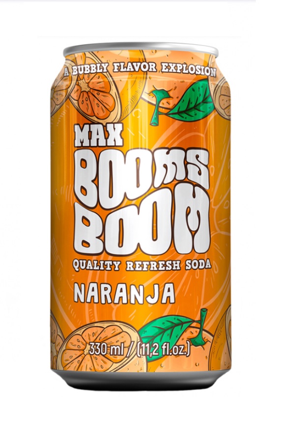 Refresco Lata BOOMS BOOM Naranja