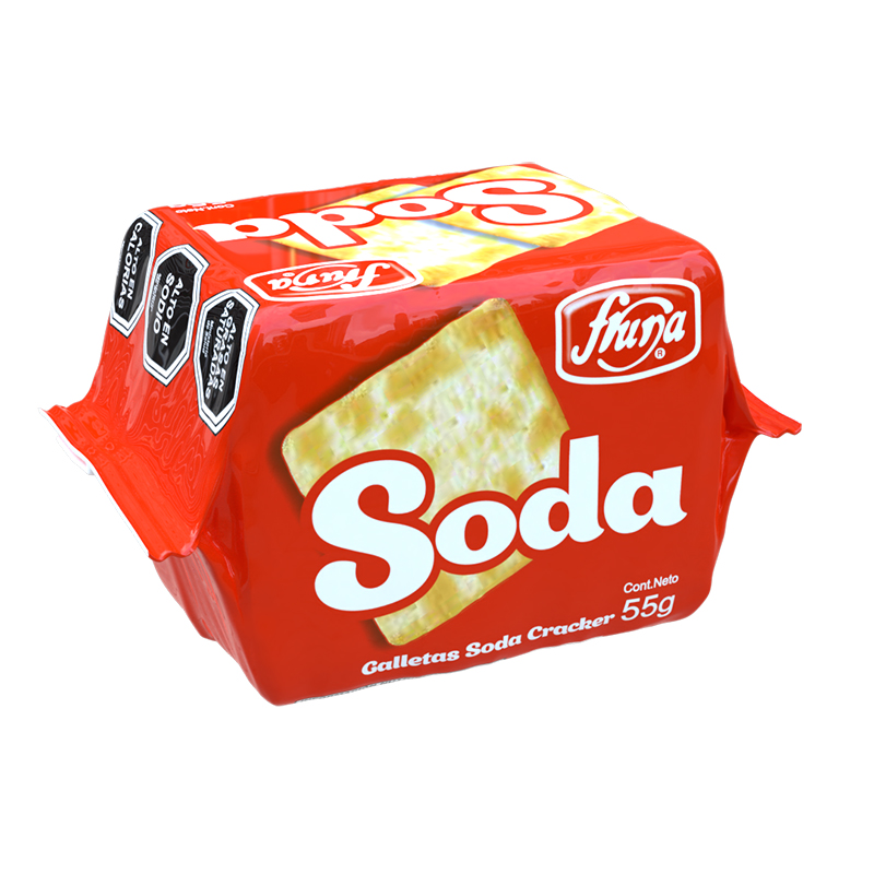 Galletas de soda cracker Fruna 55g