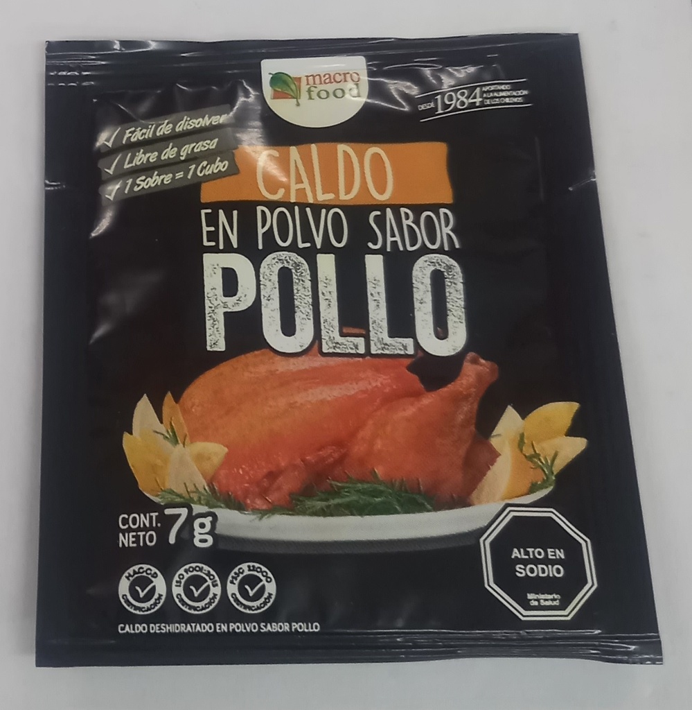 Caldo Concentrado Pollo 7g