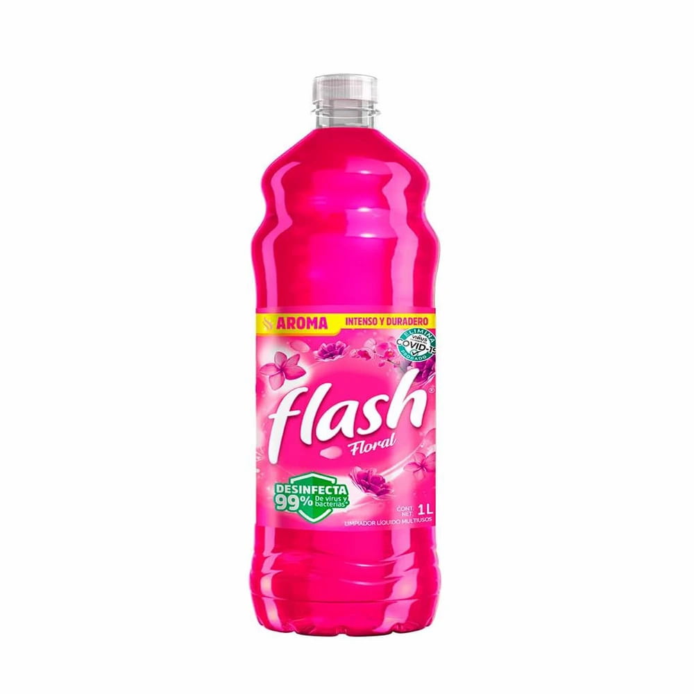 LIMPIADOR LIQUIDO FLASH MULTIUSO FLORAL 1000 ML