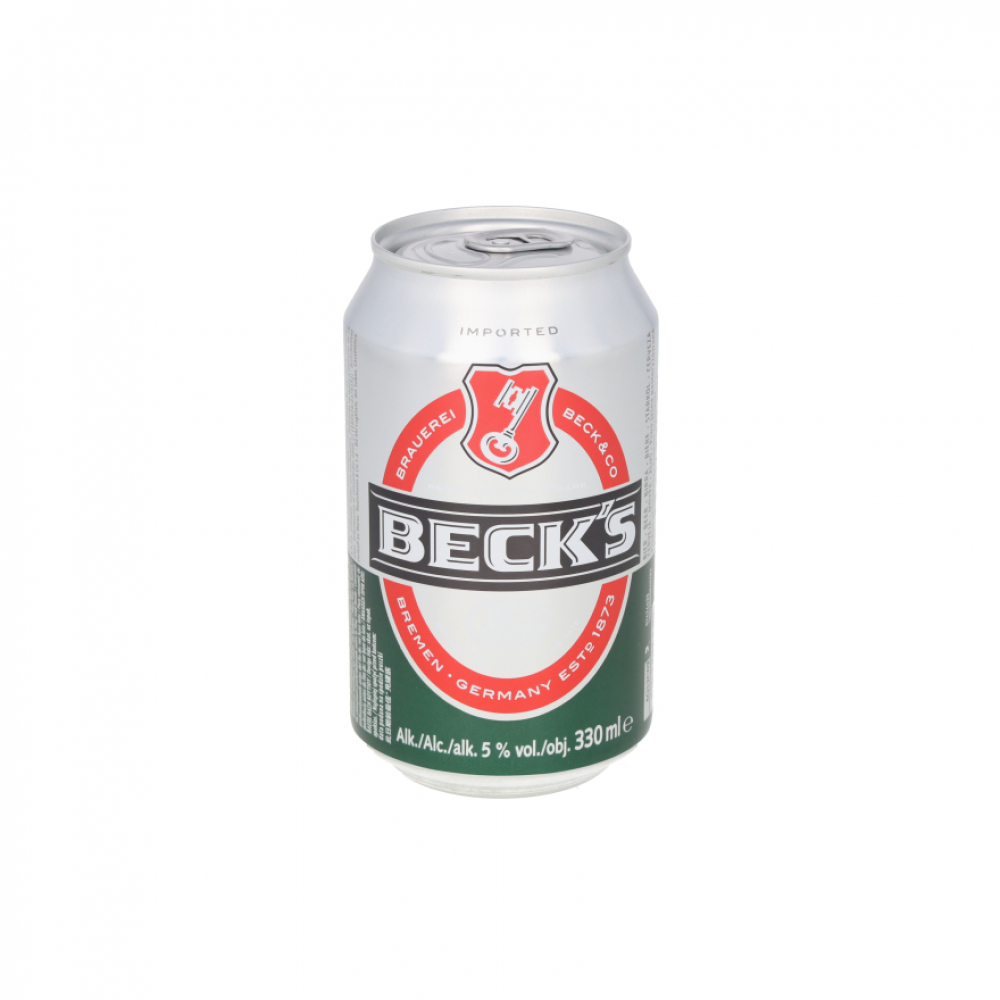 CERVEZA BECKS LATA 330 ML
