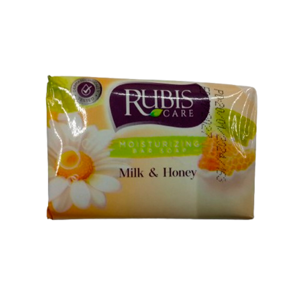 Jabon barra Rubis Care miel y leche 60 gr