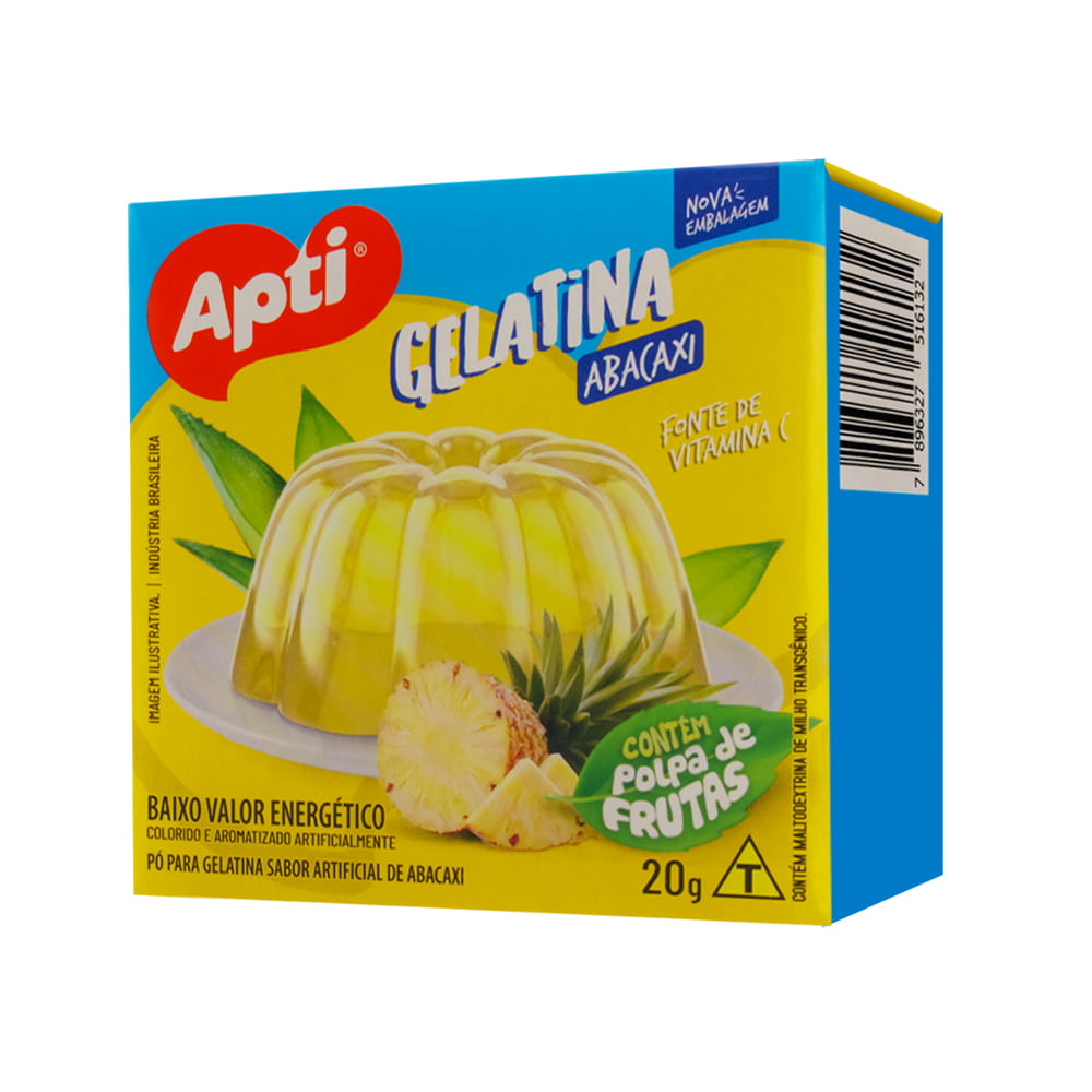 Gelatina sabor piña APTI 20g